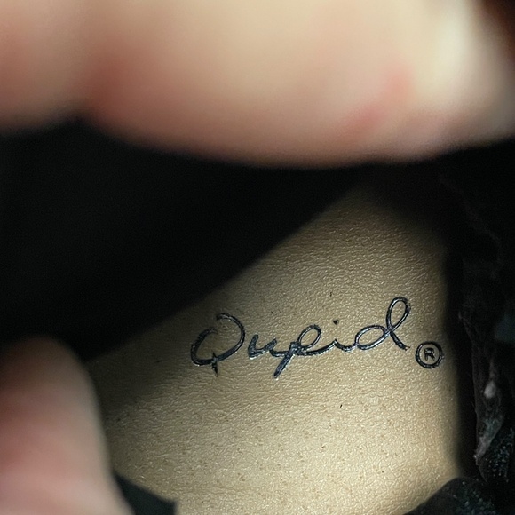 Qupid Faux Suede Over the Knee Boots, Lace Up, Women, 7.5, Round Toe, Bl… - Picture 6 of 9